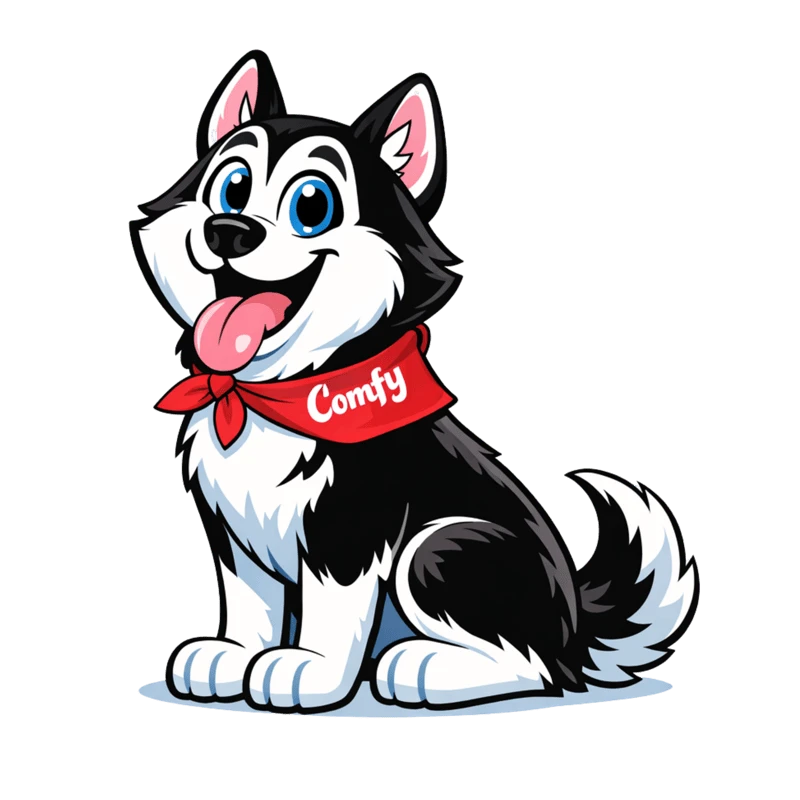 Comfy, the TemperaturePro Saskatoon mascot, sitting